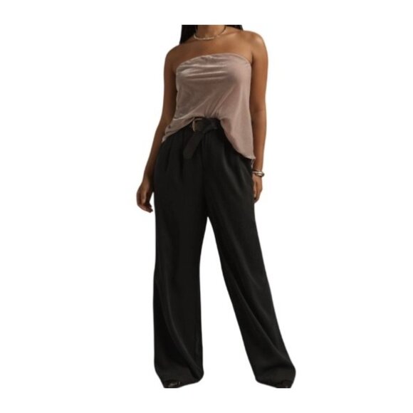 Anthropologie The Tilda Strapless Top Velvet Edition Lavender Size Small - Picture 5 of 8